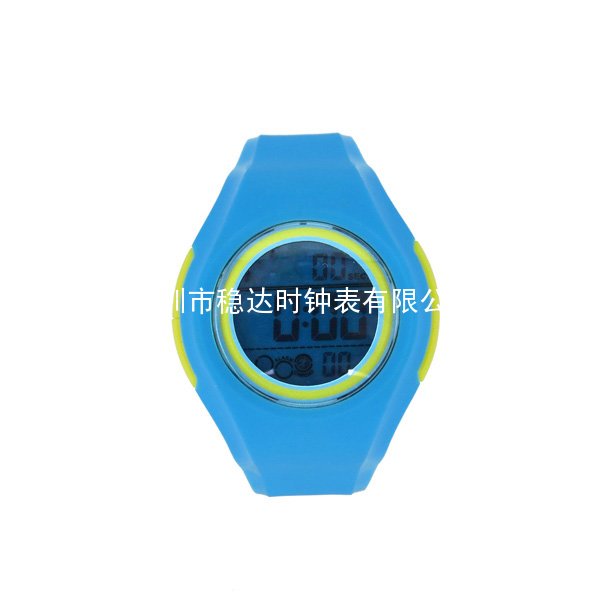 藍色硅膠電子表工廠