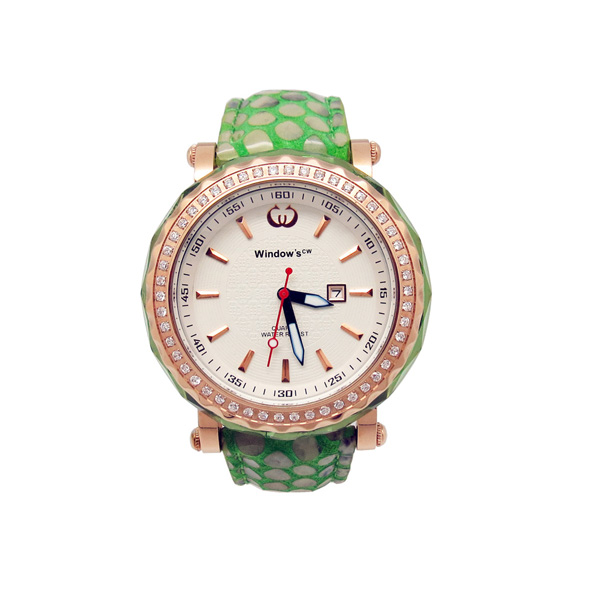 穩(wěn)達(dá)時可拆換diy水晶殼禮品手表定制