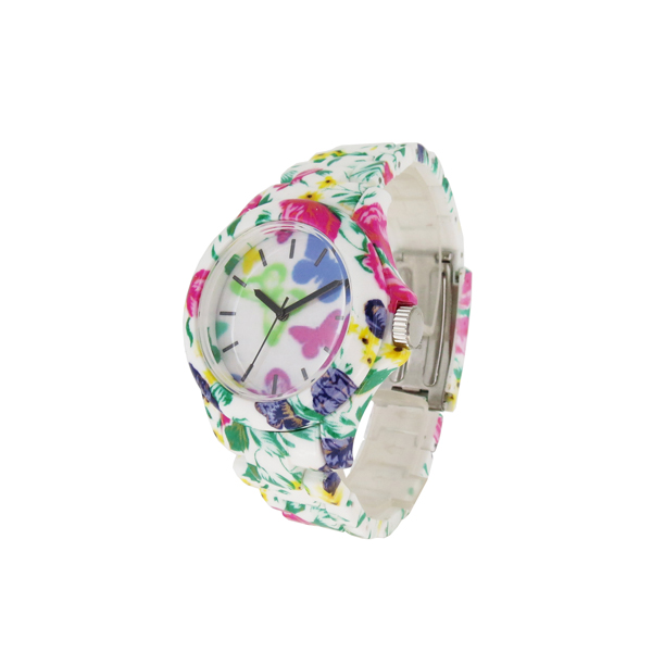 穩(wěn)達時時尚潮流塑膠女士手表定制