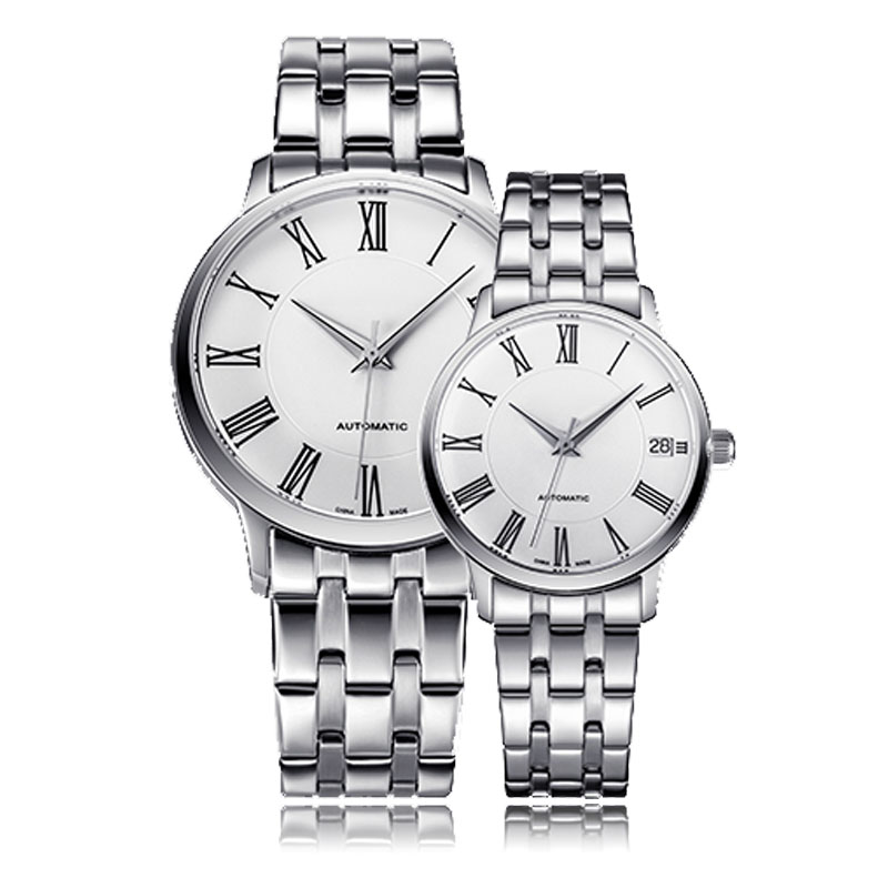 高端不銹鋼情侶機(jī)械手表加工廠(chǎng)_穩(wěn)達(dá)時(shí)鐘表