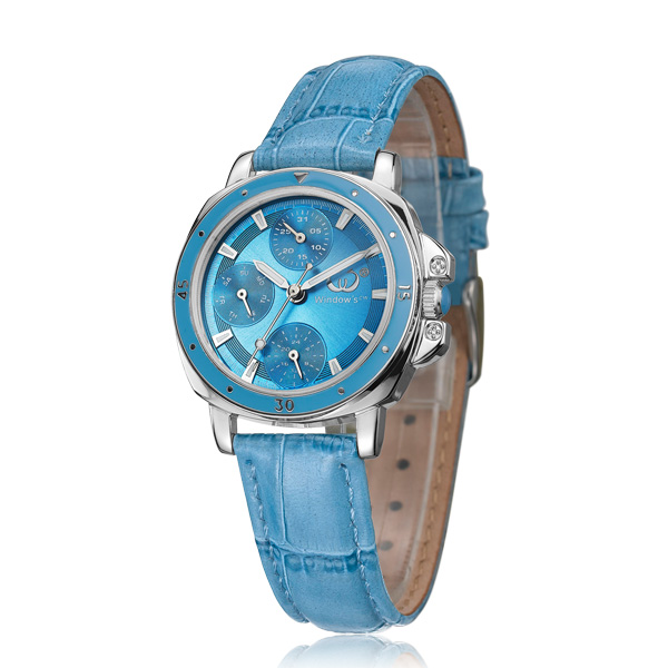 不銹鋼女款手表進口機芯防水禮品手表批發(fā)廠家【穩(wěn)達時鐘表】