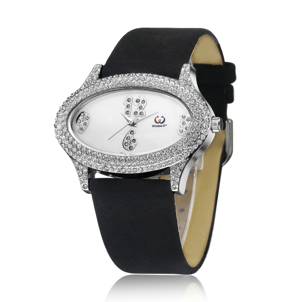 高檔女士鑲鉆合金手表定做廠家【穩(wěn)達(dá)時(shí)鐘表】