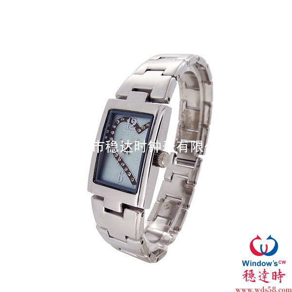 方形女生合金表帶手表