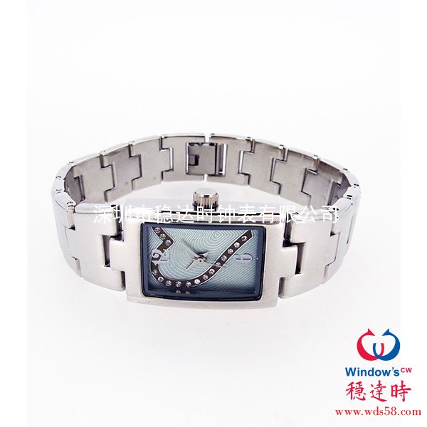 方形女生合金表帶手表