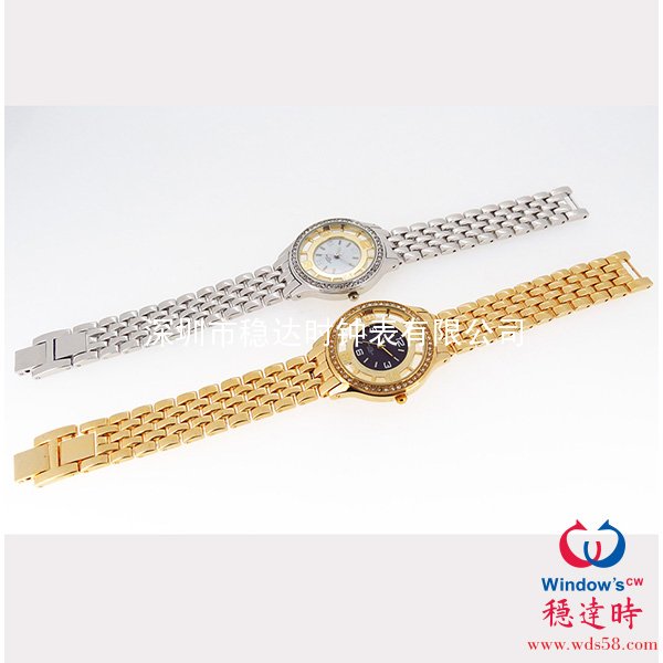 鏤空合金殼帶手表