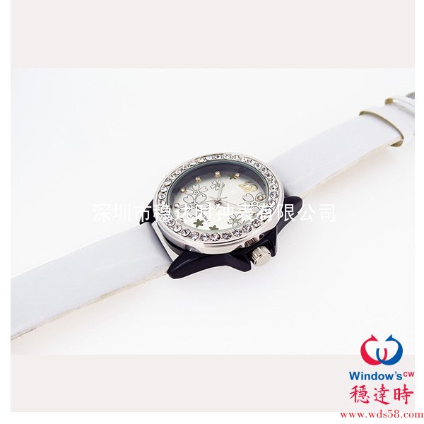 潮流美少女皮帶手表