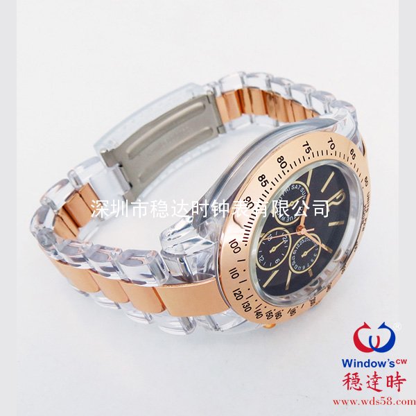 高檔朔料男士商務(wù)手表