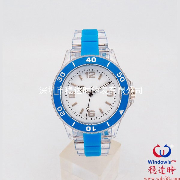 新款朔料殼帶禮品手表