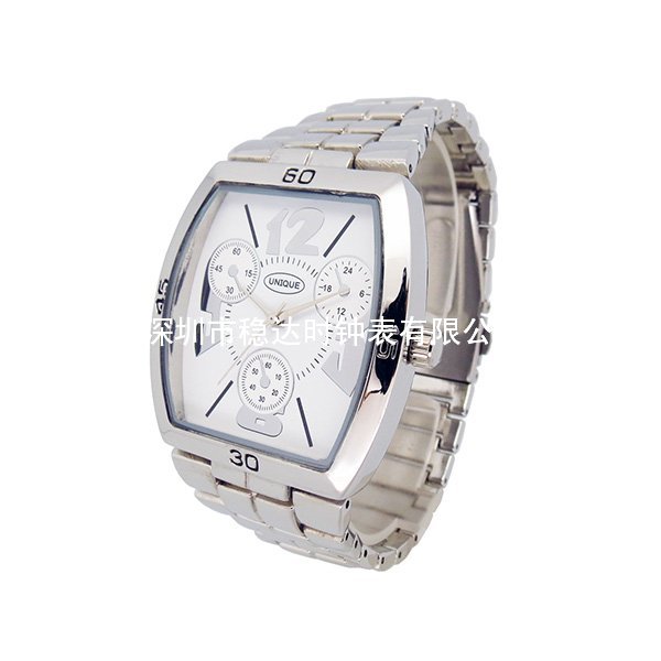 穩(wěn)達時方形表殼老年人手表定制
