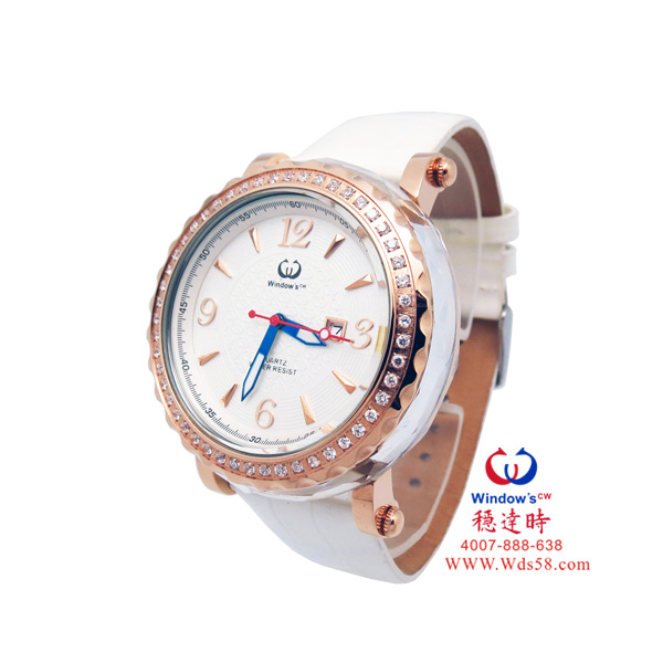 穩(wěn)達(dá)時(shí)可拆換diy水晶殼禮品手表定制廠(chǎng)家