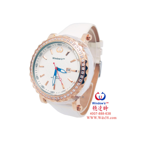 穩(wěn)達(dá)時(shí)可拆換diy水晶殼禮品手表定制