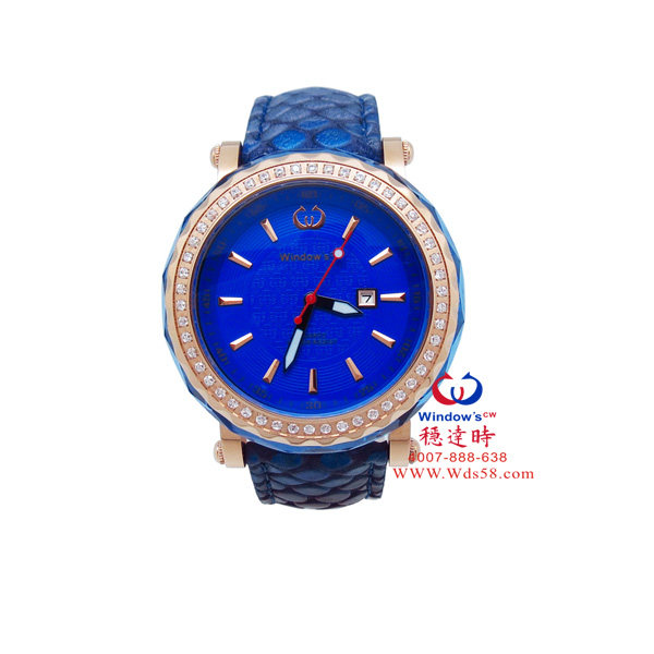 穩(wěn)達時可拆換diy水晶殼禮品手表