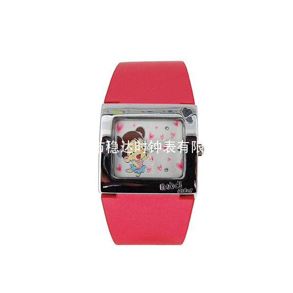 穩(wěn)達(dá)時(shí)方型皮帶兒童手表