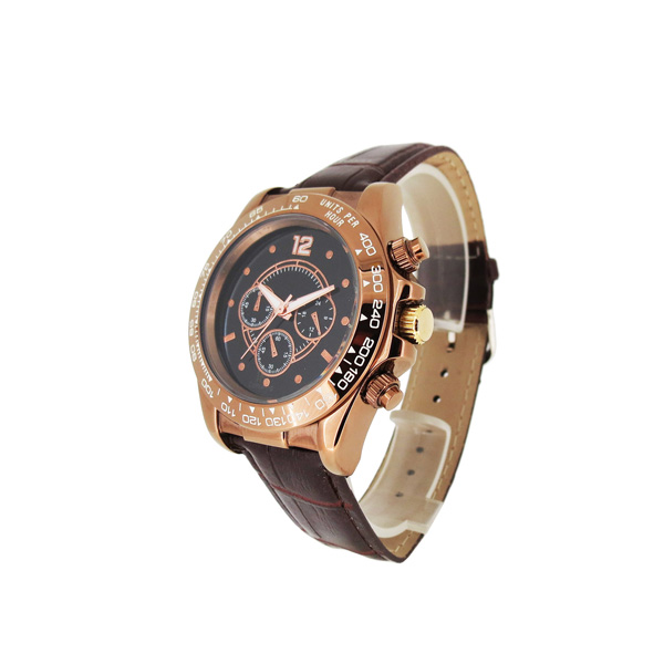 穩(wěn)達(dá)時(shí)不銹鋼時(shí)尚商務(wù)六針多功能石英手表定做