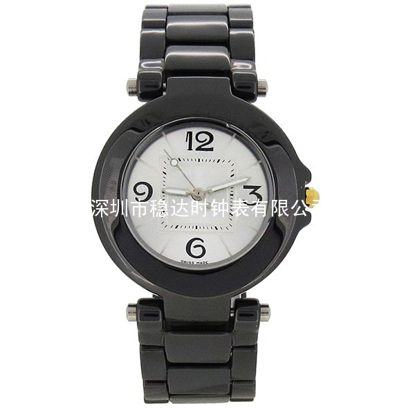 穩(wěn)達時時尚陶瓷表帶精品女士手表