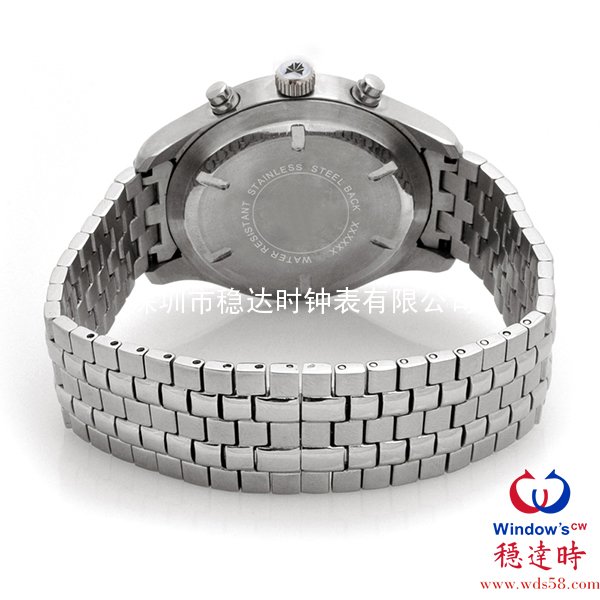 穩(wěn)達時套裝不銹鋼男士商務手表定制