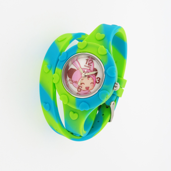 穩(wěn)達(dá)時(shí)鐘表廠硅膠長(zhǎng)表帶兒童手表定制