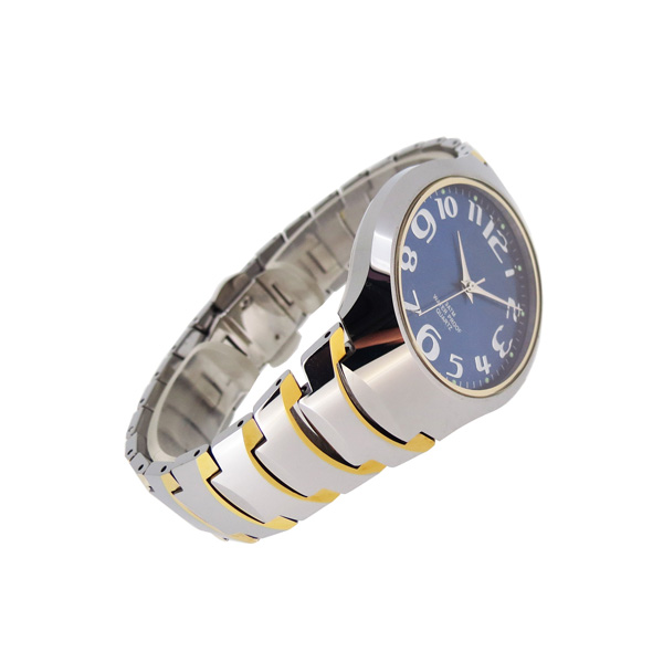 穩(wěn)達時大字面老年人鎢鋼手表定制工廠