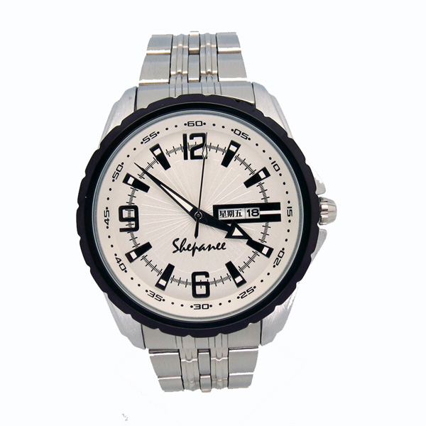 穩(wěn)達(dá)時(shí)多功能全不銹鋼男士商務(wù)禮品手表定做
