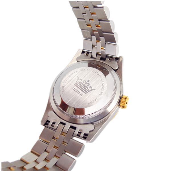 不銹鋼間金多功能日歷手表定制廠家