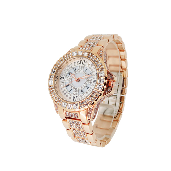 深圳手表廠家供應(yīng)時(shí)尚鑲鉆女士手表