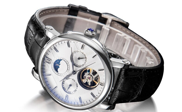 穩(wěn)達(dá)時(shí)手表定制廠家供應(yīng)不銹鋼男士多功能機(jī)械手表定制