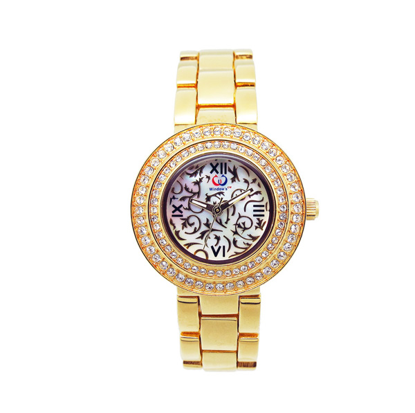 深圳手表批發(fā)廠家供應銅殼銅帶時尚手表批發(fā)【穩(wěn)達時鐘表】