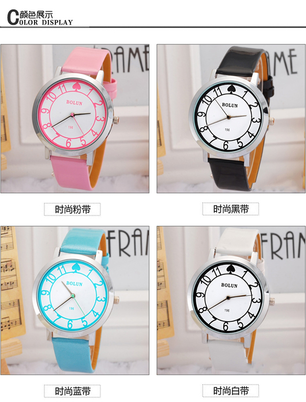 手表批發(fā)工廠供應(yīng)爆款多彩學(xué)生女士手表批發(fā)【穩(wěn)達(dá)時(shí)鐘表】