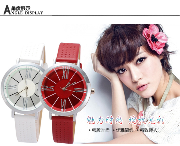 簡(jiǎn)約三針合金皮帶學(xué)生女士手表批發(fā)【穩(wěn)達(dá)時(shí)鐘表】