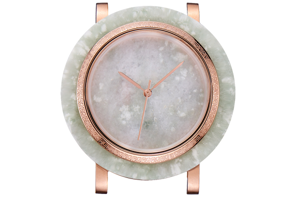 可換圈玉石腕表細節(jié)大圖