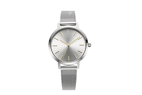 不銹鋼材質(zhì) 中性風腕表 穩(wěn)達時批量定制款式