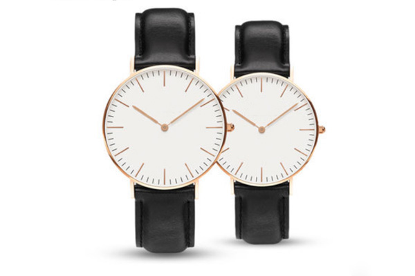 商務(wù)情侶石英對表 手表工廠穩(wěn)達(dá)時(shí)批量定制