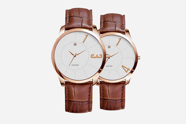 時(shí)尚1314情侶對(duì)表 穩(wěn)達(dá)時(shí)手表廠家專業(yè)生產(chǎn)定制