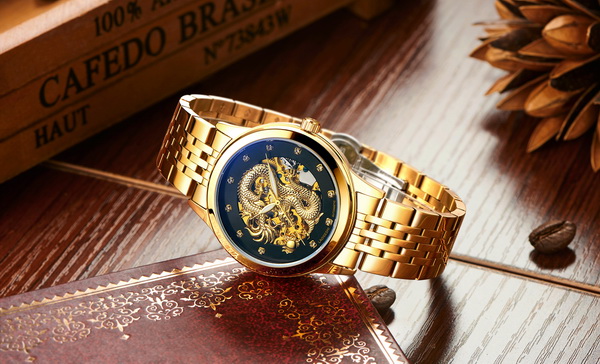 男士非機(jī)械手表鏤空石英手表男