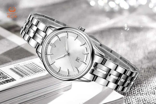 簡約鋼帶女士石英手表定做