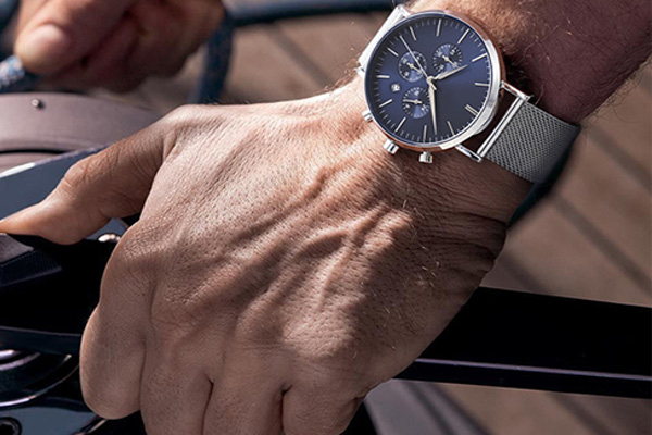 休閑款男士簡約與皮帶手表