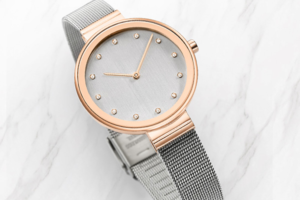 簡約兩針女士休閑防水石英手表