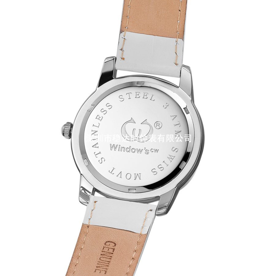 穩(wěn)達時新款女式多功能石英皮帶防水手表批發(fā)